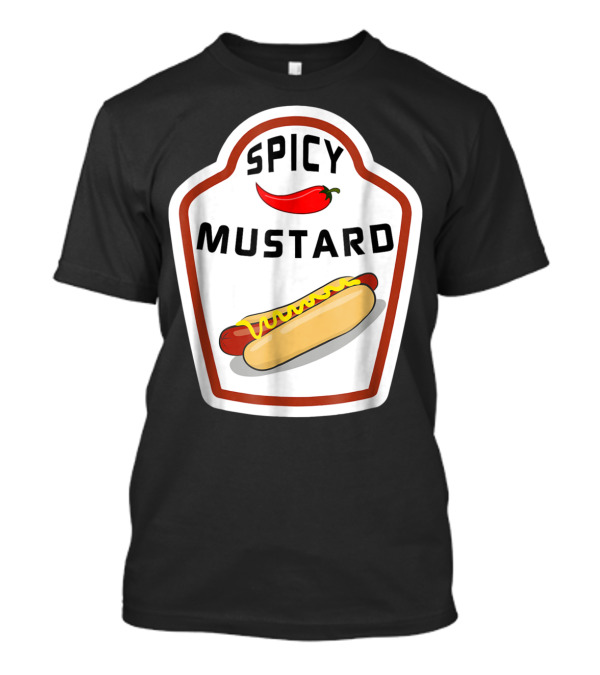 Spicy Mustard Hot Dog With Chili Pepper T-Shirt