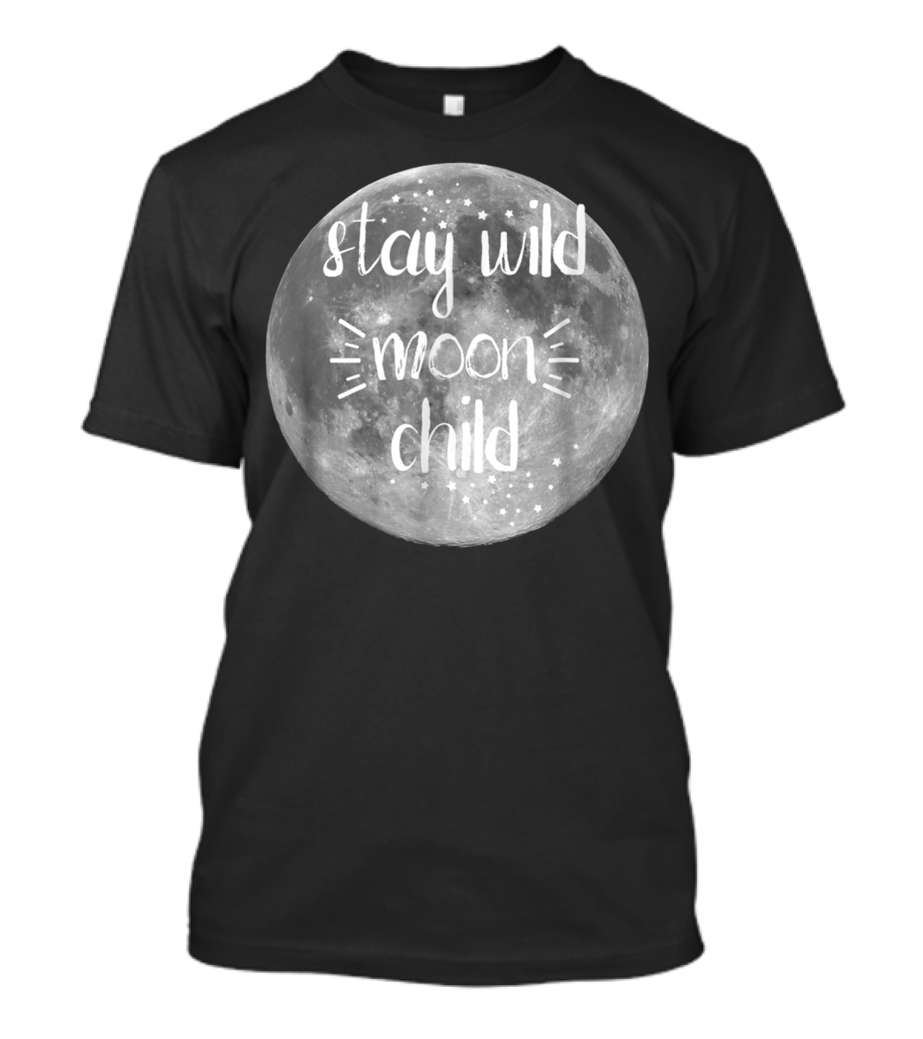 Stay Wild Moon Child Witch Wiccan Pagan Lunar T-Shirt