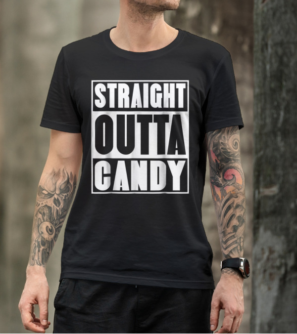 Straight Outta Candy Halloween Birthday T-Shirt