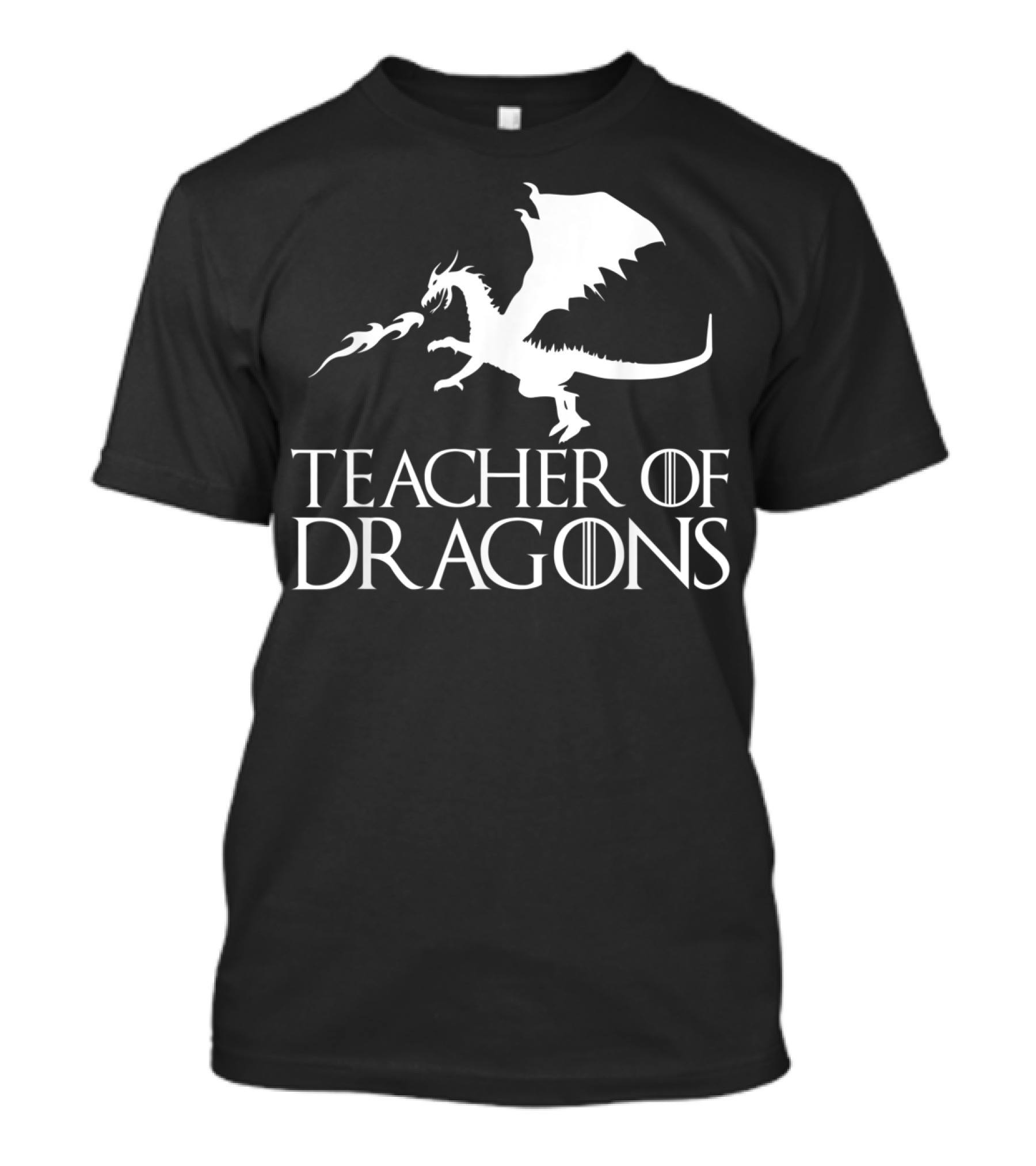 Teacher Of Dragons Fantasy Fire Breathing Creature T-Shirt