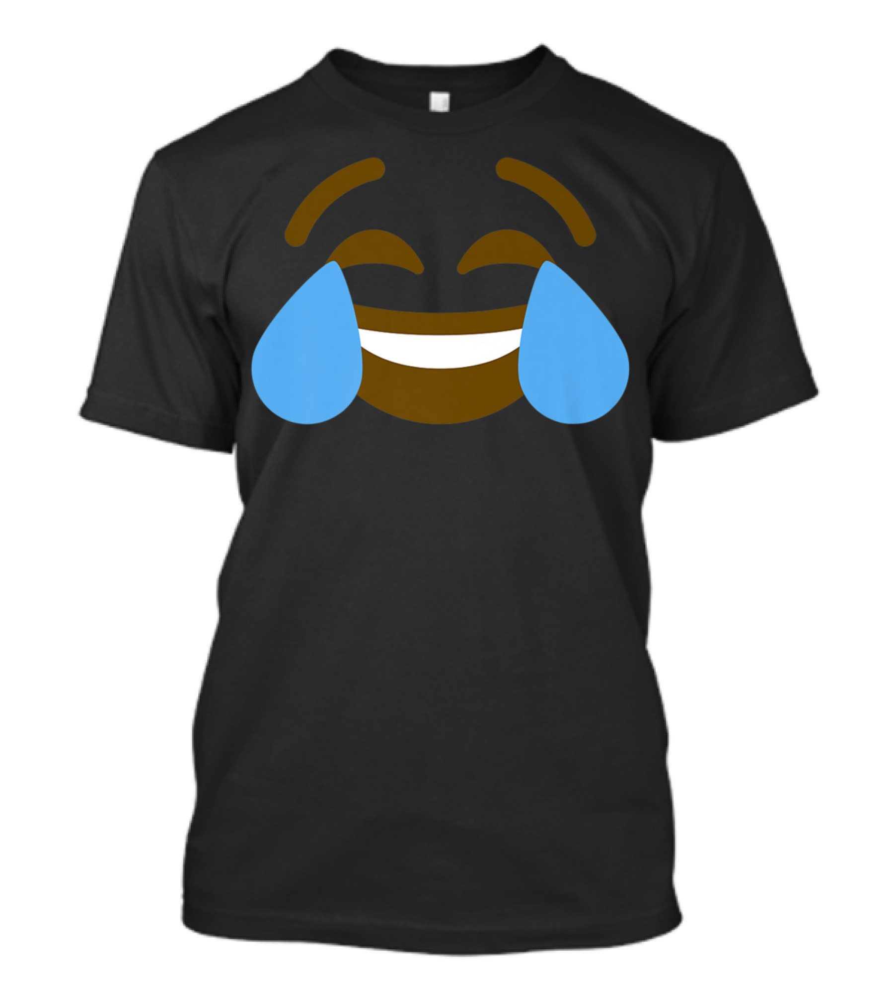 Tears Of Joy Emoji Funny Halloween Costume Group Idea T-Shirt