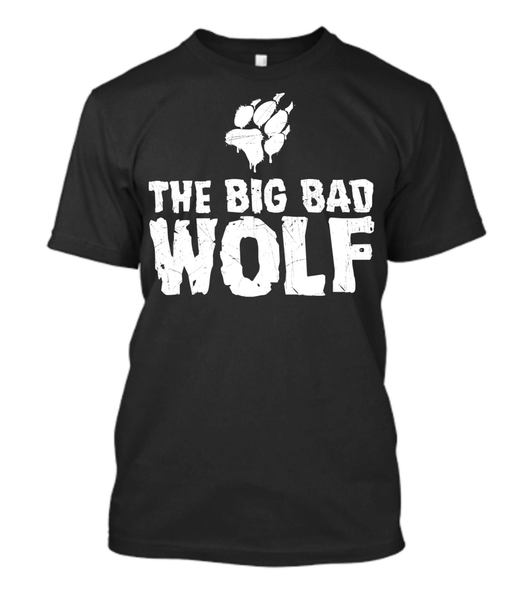 The Big Bad Wolf Paw Prints T-Shirt