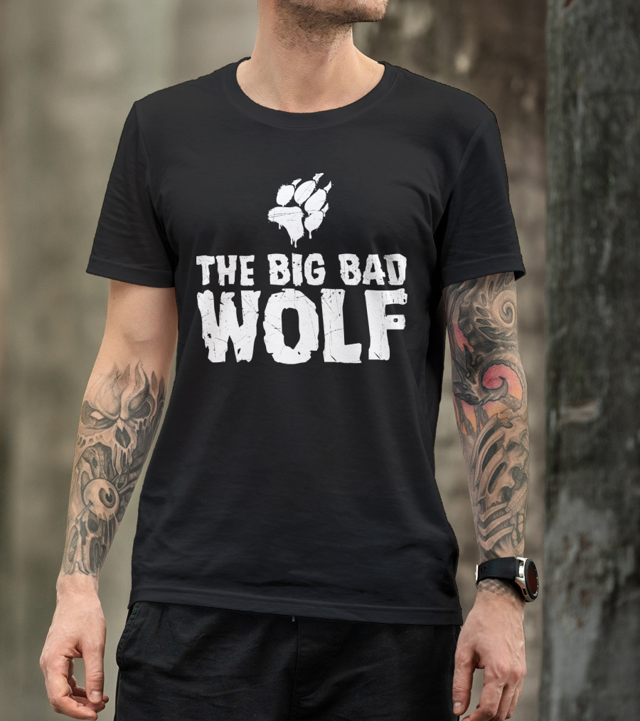 The Big Bad Wolf Paw Prints T-Shirt