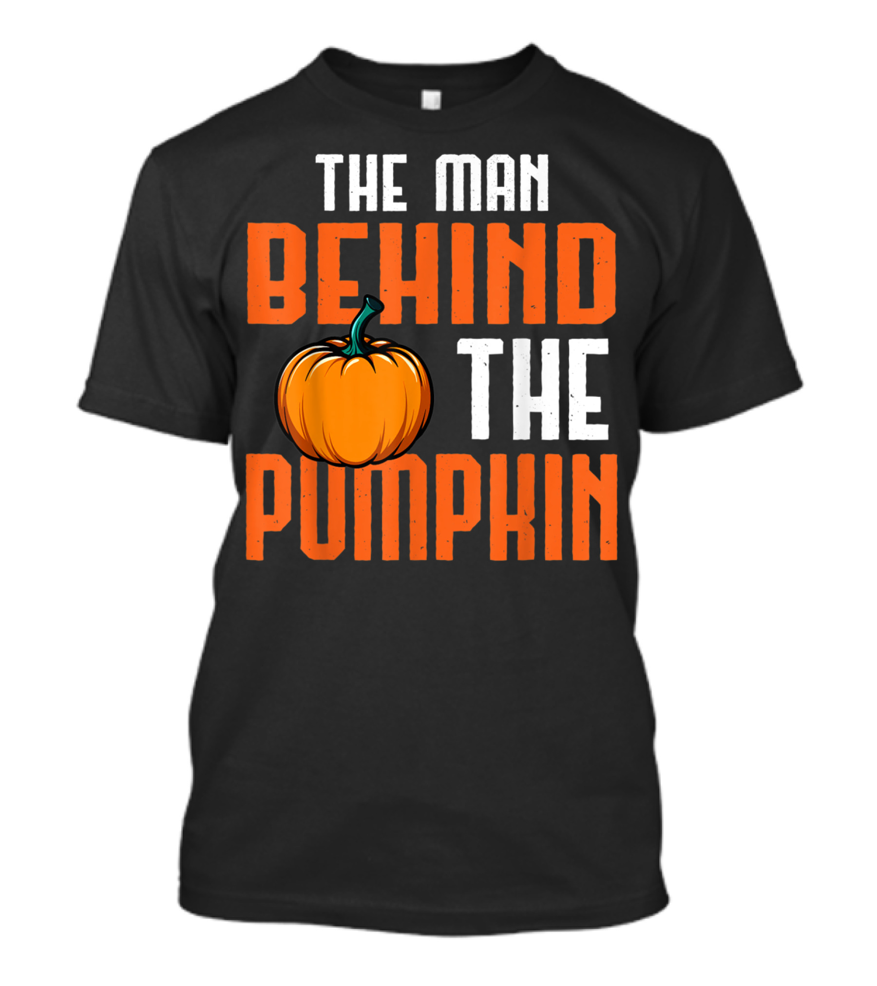 The Man Behind The Pumpkin Halloween Pregnancy Announcement T-Shirt