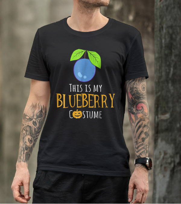 This Is My Blueberry Costume With Pumpkin Halloween T-Shirt