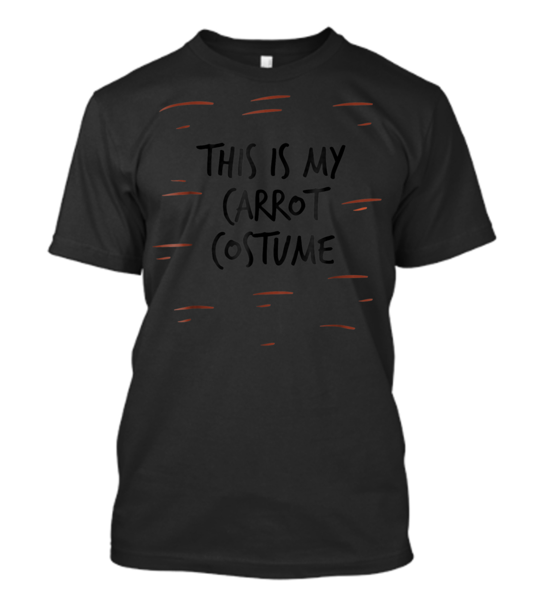 This Is My Carrot Costume Funny Lazy Easy T-Shirt