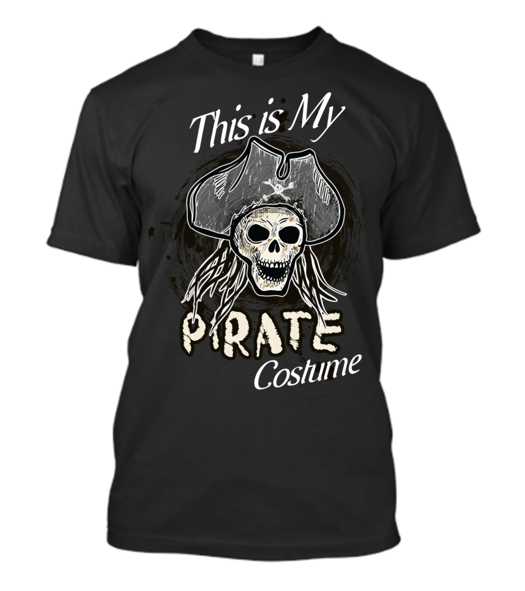 This Is My Pirate Skull Costume T-Shirt