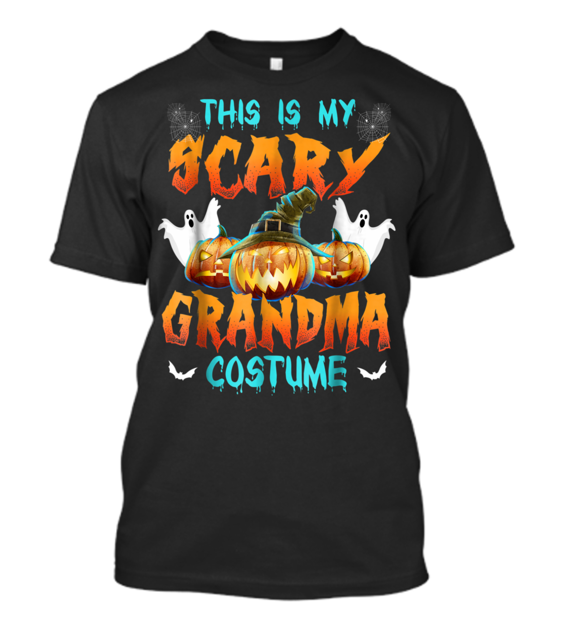 This Is My Scary Grandma Costume Ghosts Pumpkins Halloween T-Shirt