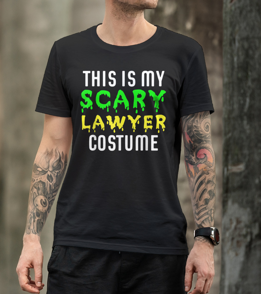 This Is My Scary Lawyer Costume T-Shirt