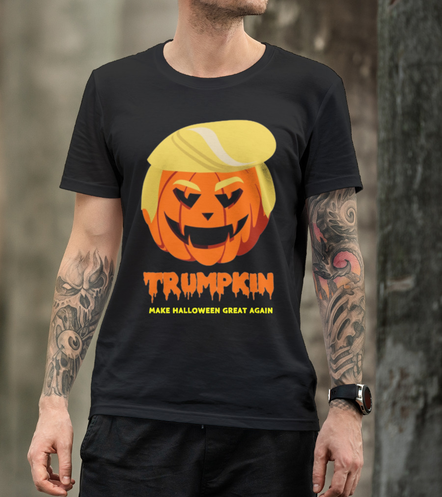 Trumpkin Donald Trump Pumpkin Make Halloween Great Again T-Shirt