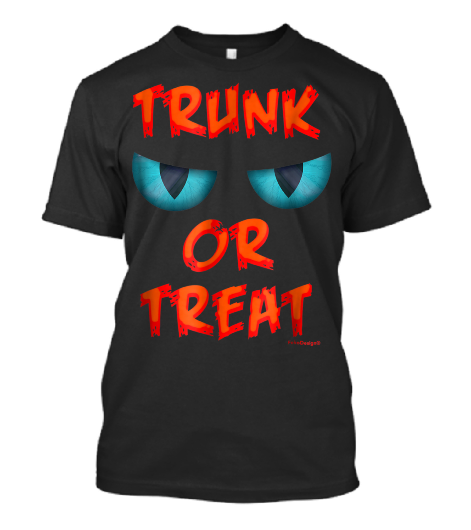 TRUNK OR TREAT CAT EYES FOKO T-Shirt