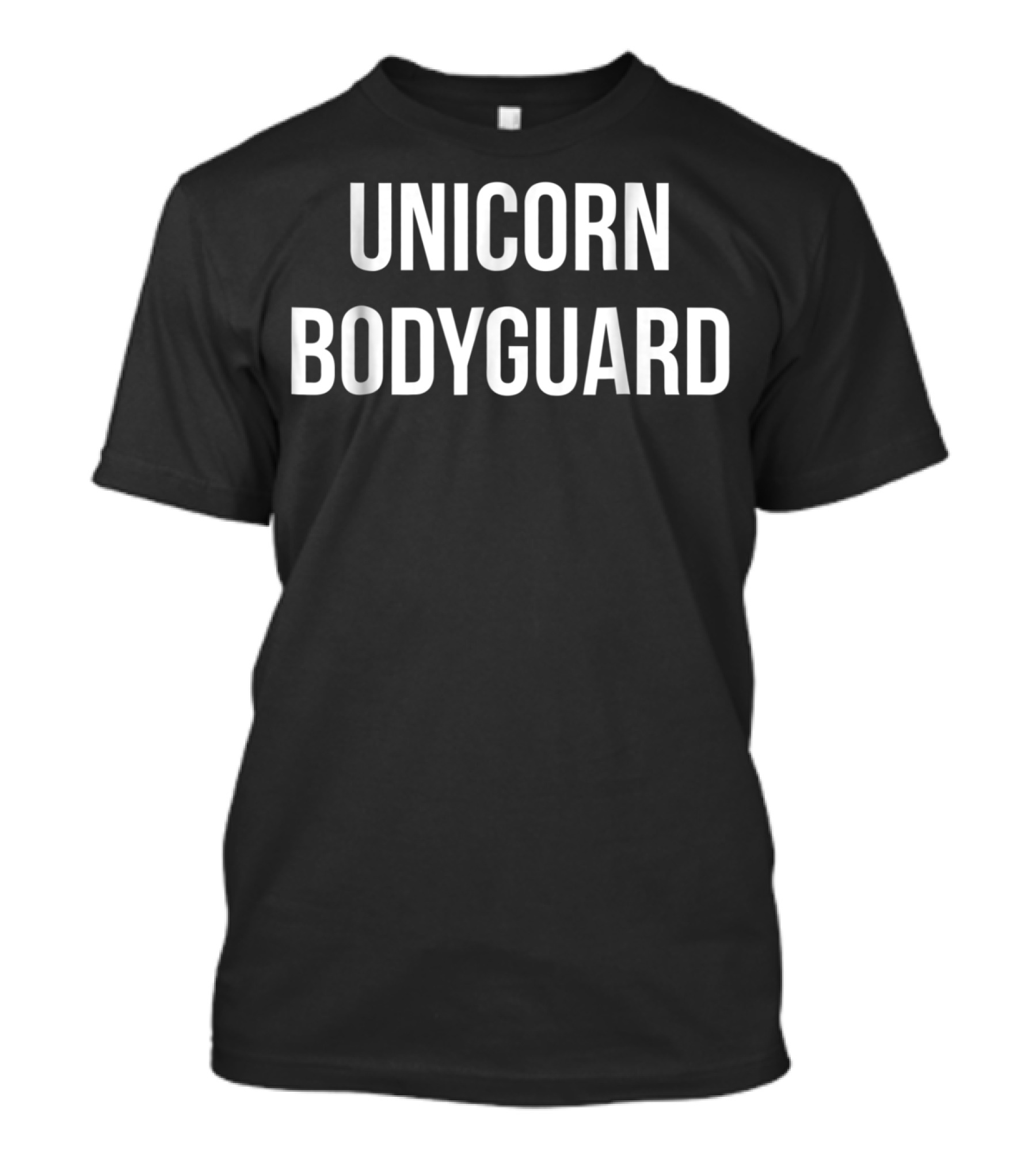 Unicorn Bodyguard Halloween T-Shirt
