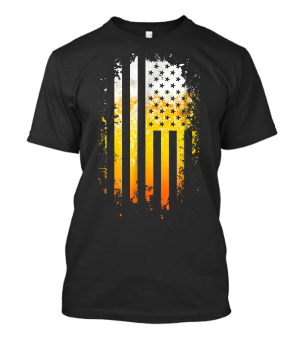 Usa Flag Beer American Style Iconic T-Shirt