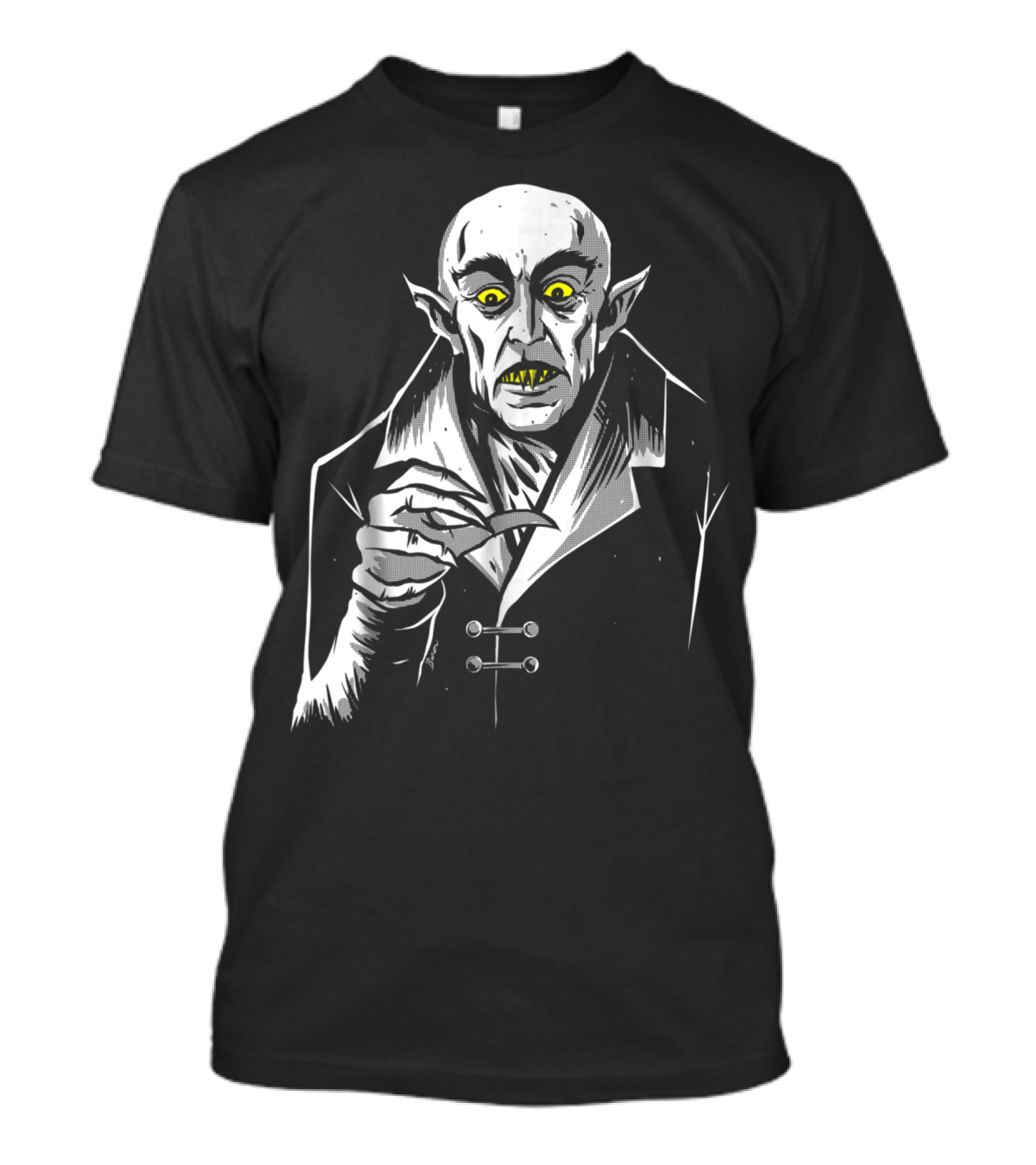 Nosferatu Dracula Vampire Monster Iconic Horror Character T-Shirt