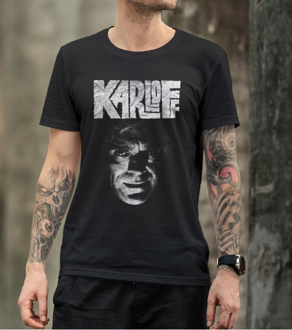 Karloff Vintage Horror Movie Halloween Party T-Shirt