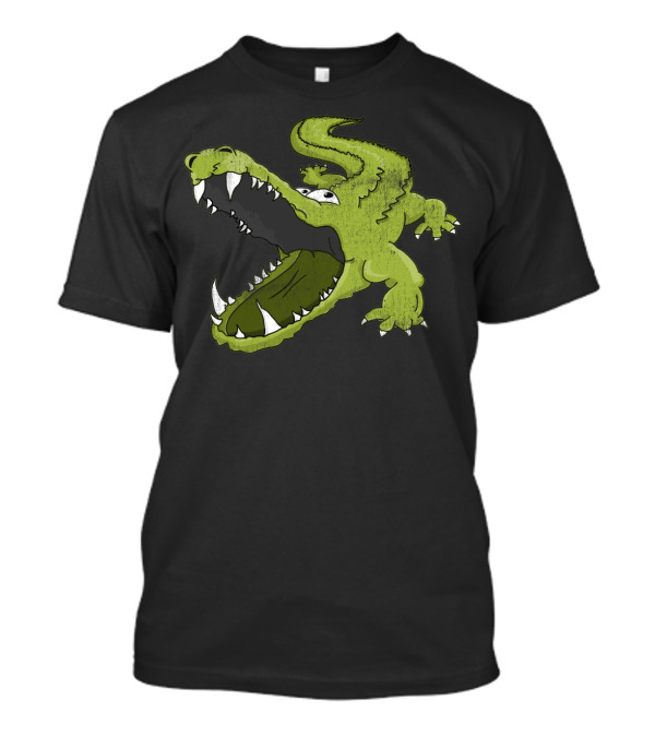 Vintage Style Alligator Crocodile Retro Cartoon T-Shirt