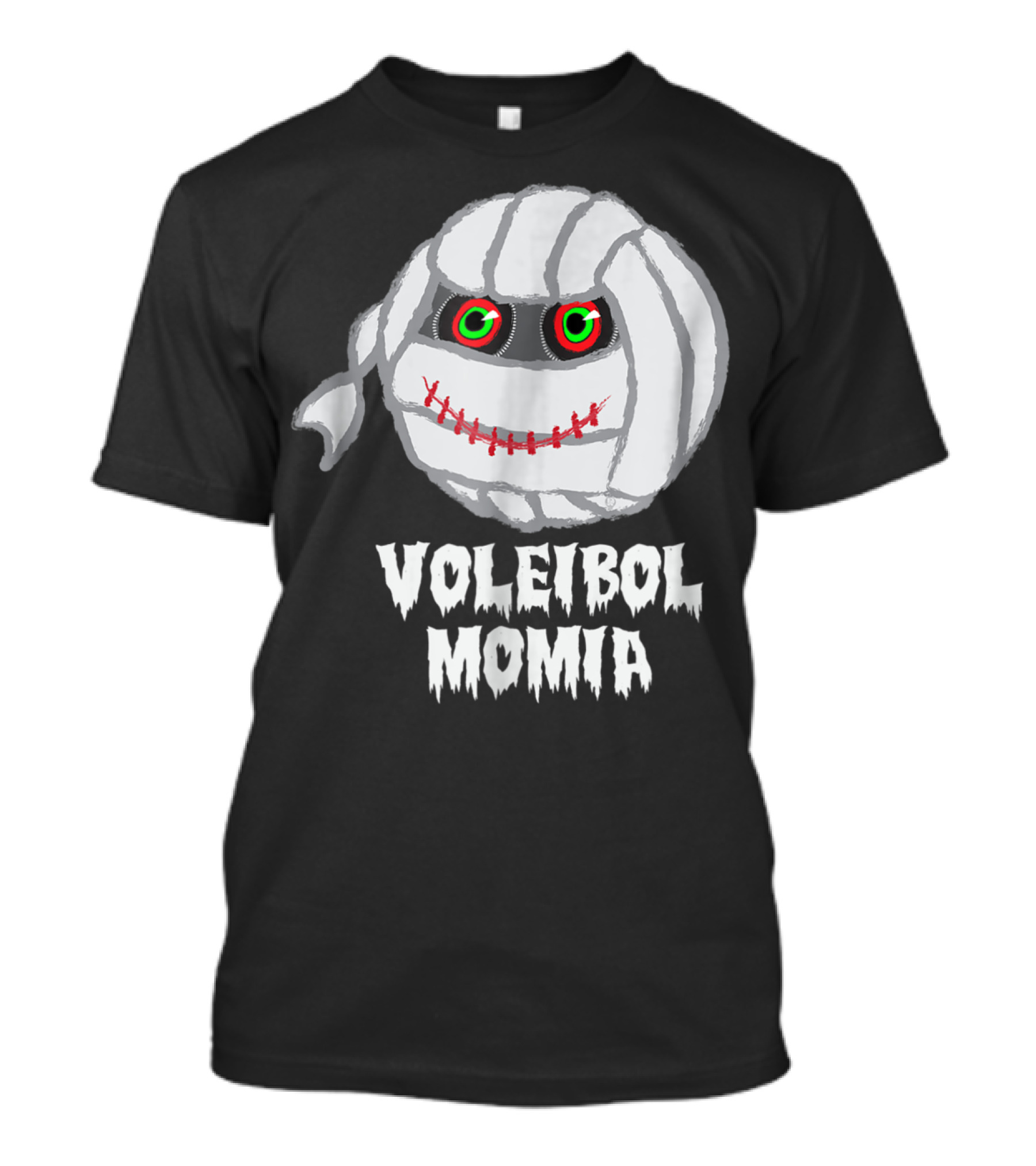 Voleibol Momia Funny Mummy Volleyball Halloween T-Shirt