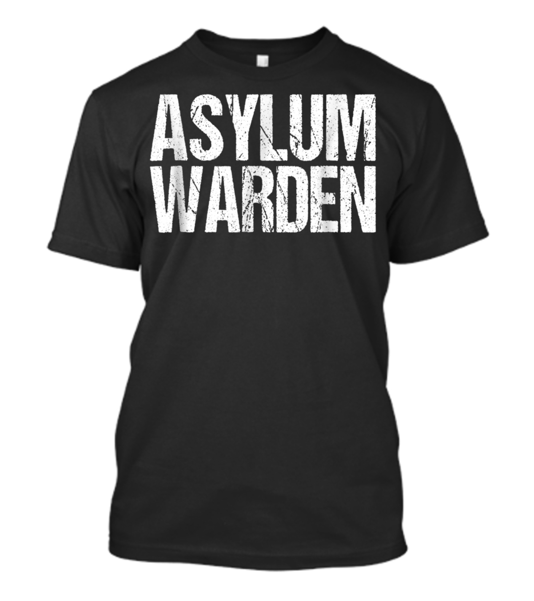 Asylum Warden Halloween Costume Guard Inmate T-Shirt