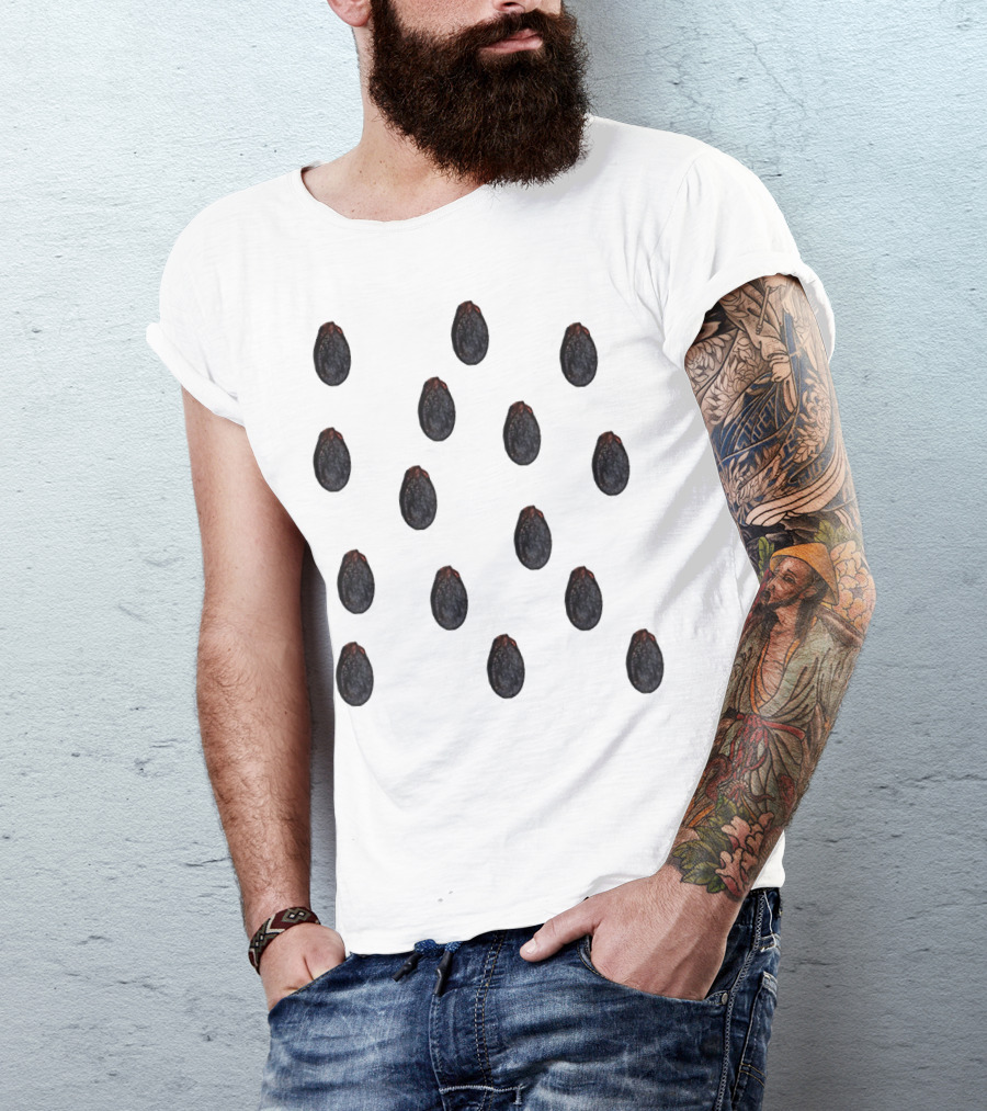 Watermelon Seed Pattern Funny Halloween Lover Costume T-Shirt