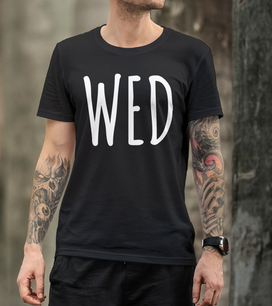 Wednesday Halloween Costume Group Wed Mon Tue Sun T-Shirt