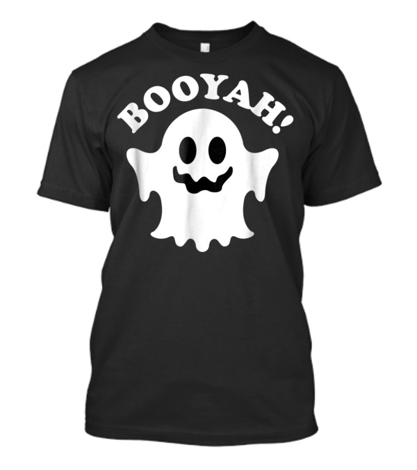 Booyah Ghost Spooky Fun Well Worn T-Shirt