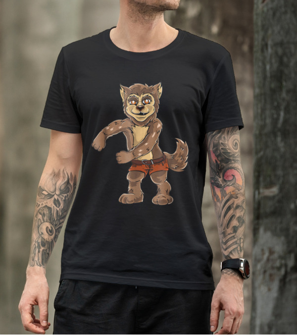 Werewolf Kids Halloween Floss Like A Boss Dancing Costume T-Shirt