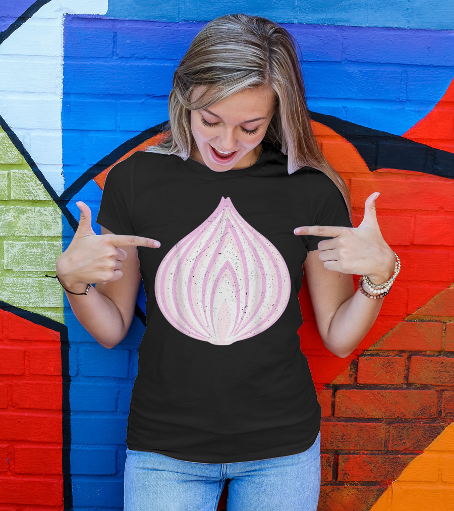 White Onion Funny Veggie Lover T-Shirt