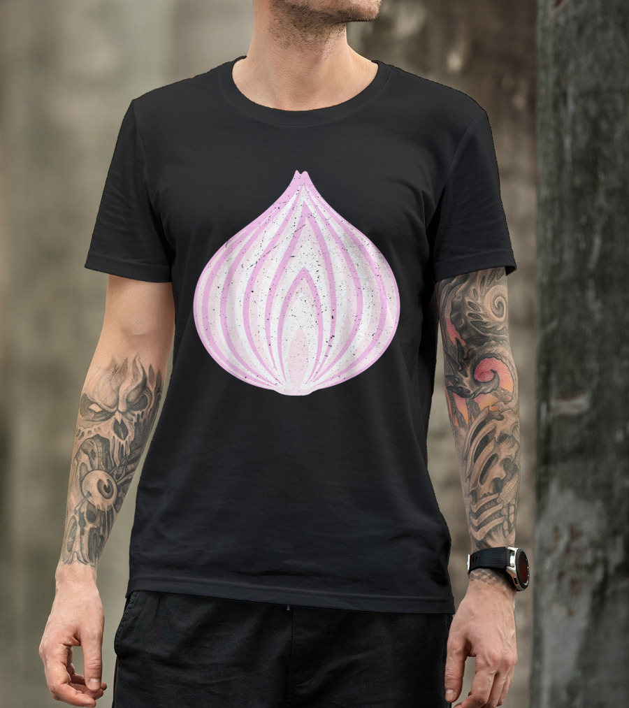 White Onion Funny Veggie Lover T-Shirt