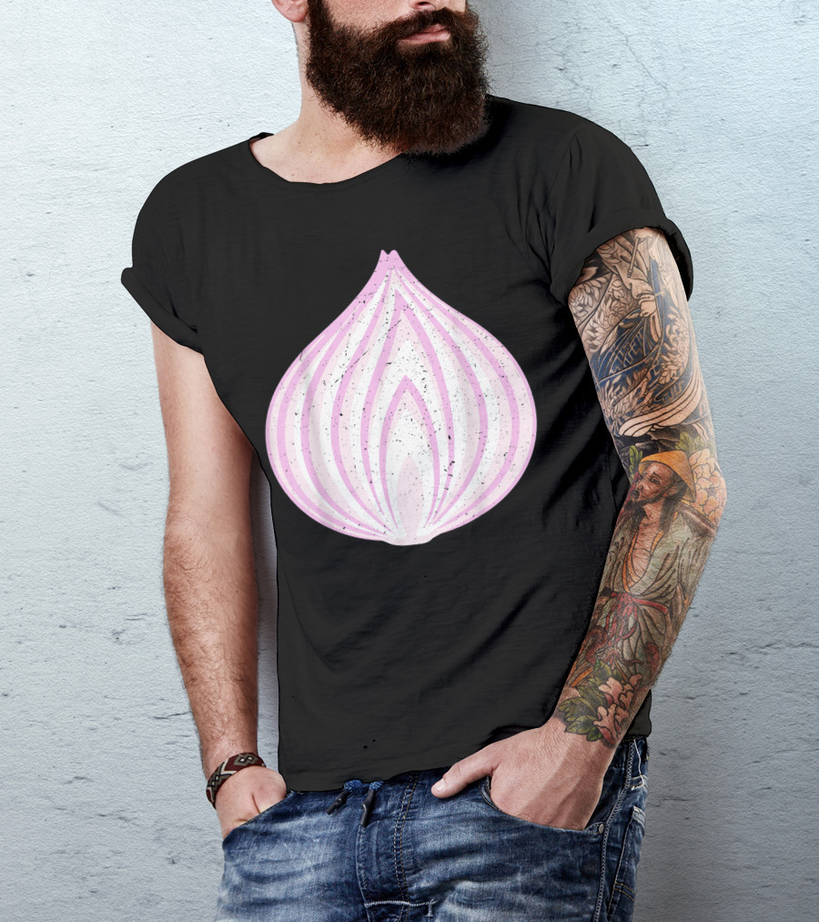 White Onion Funny Veggie Lover T-Shirt