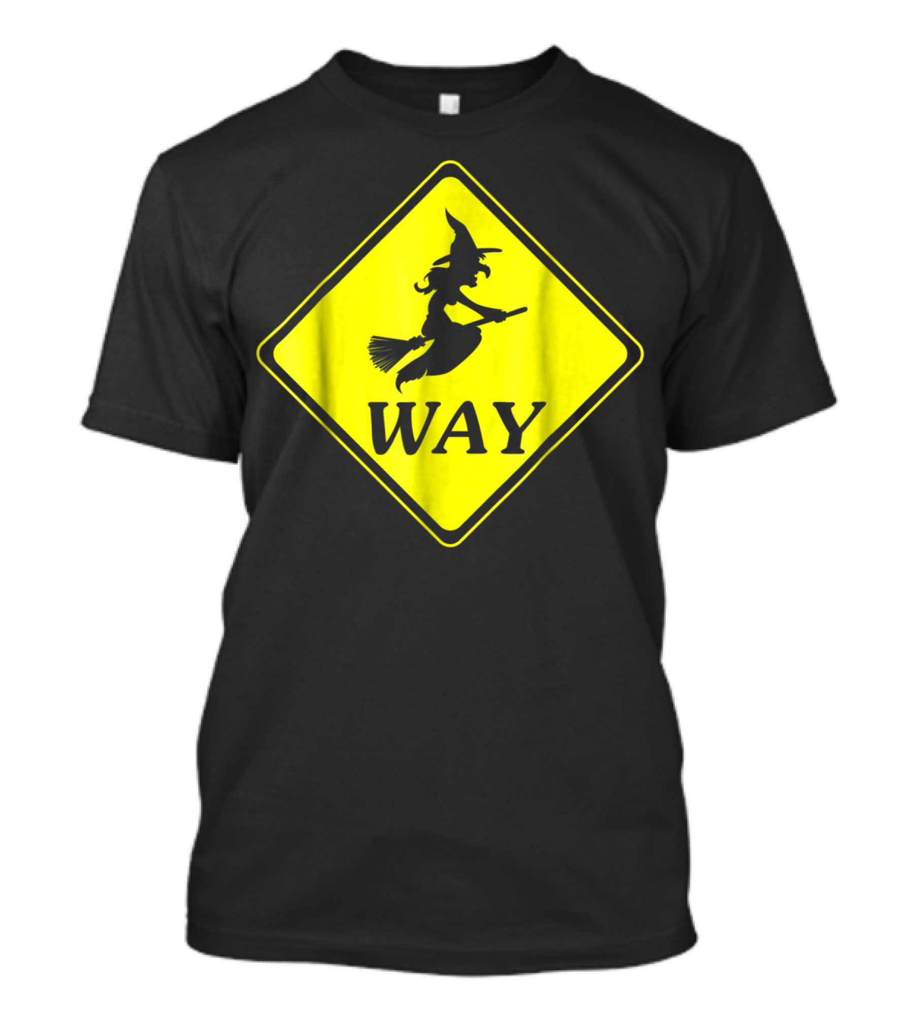 Witch Way Road Sign Halloween T-Shirt