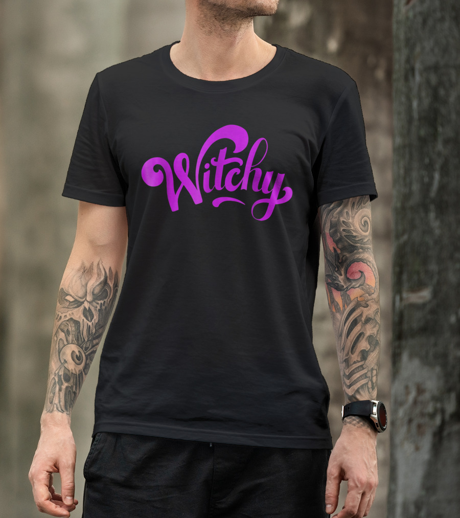 Witchy Halloween Purple Magic Aesthetic T-Shirt