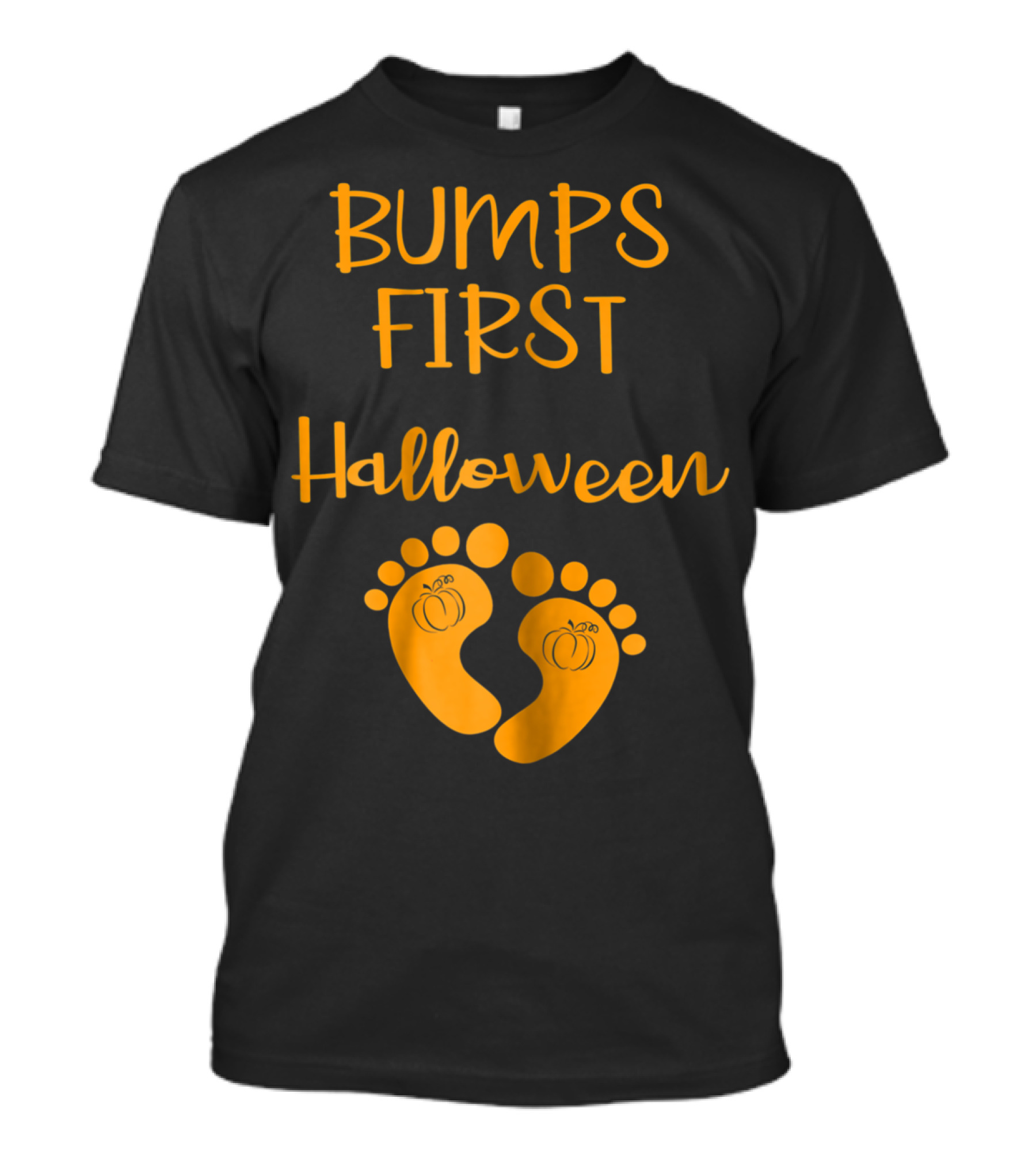 Bumps First Halloween Pumpkin Feet T-Shirt