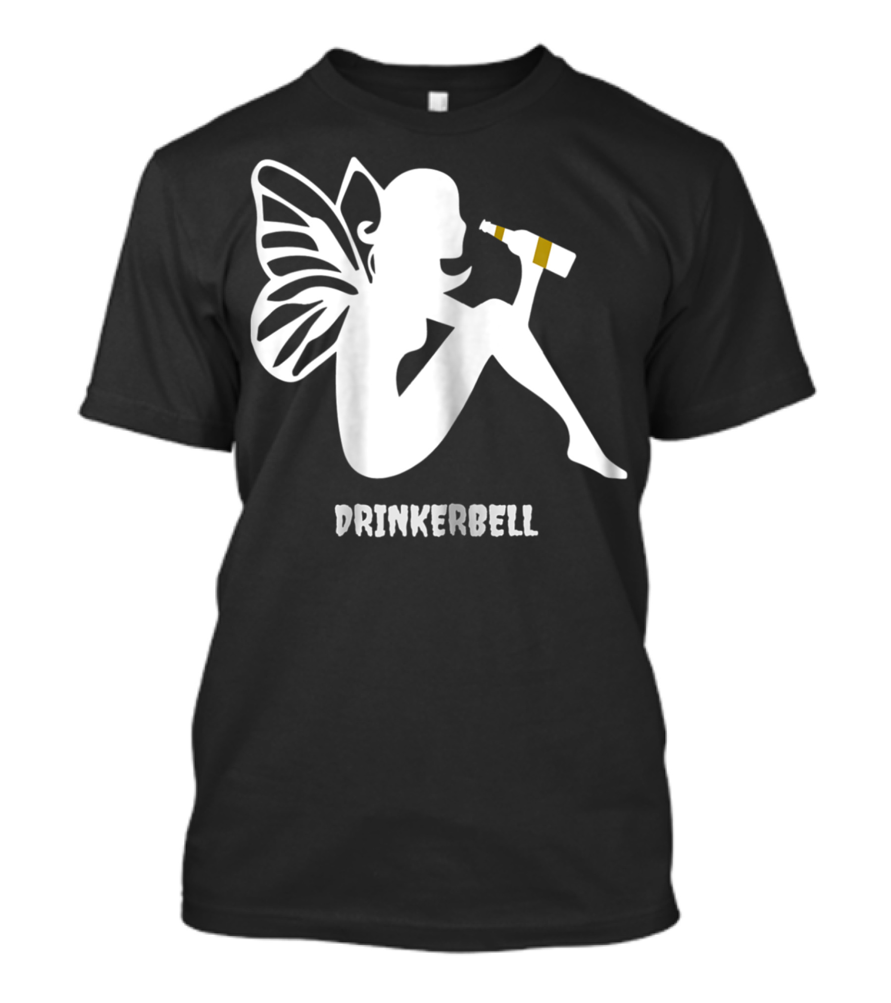 Drinkerbell Fairy With Bottle In Hand T-Shirt