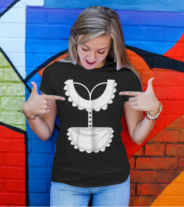 French Maid Apron Costume T-Shirt