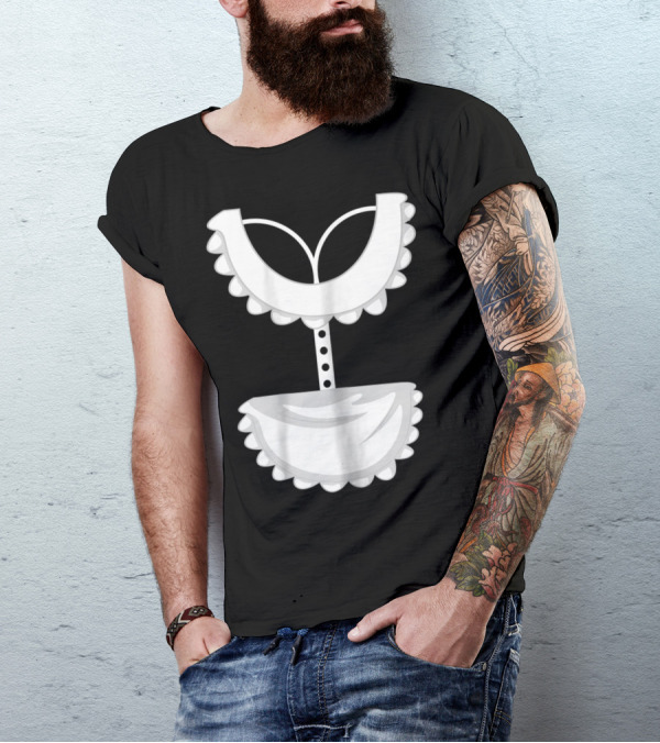 French Maid Apron Costume T-Shirt