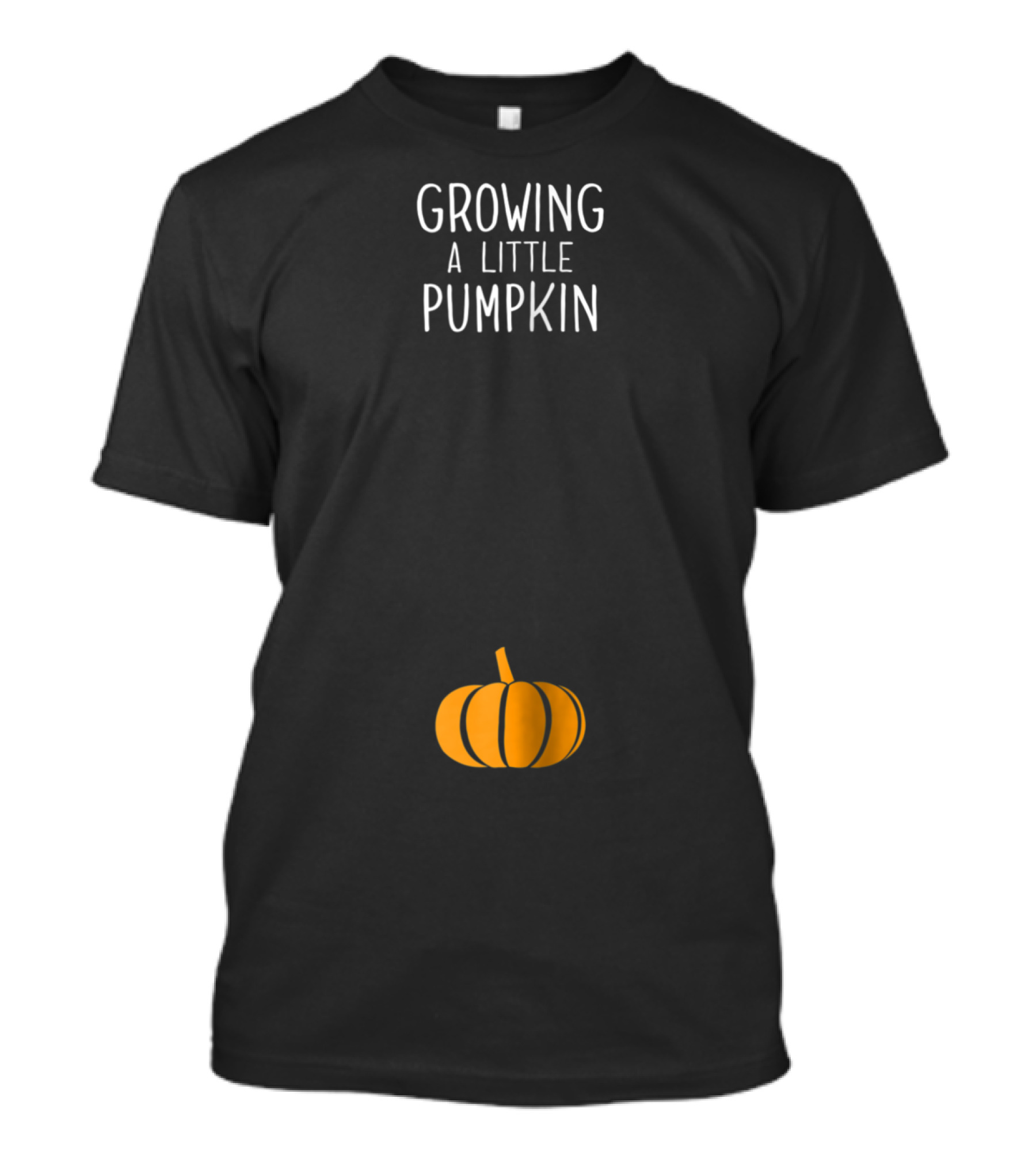 Growing A Little Pumpkin Halloween Pregnancy Announcement T-Shirt