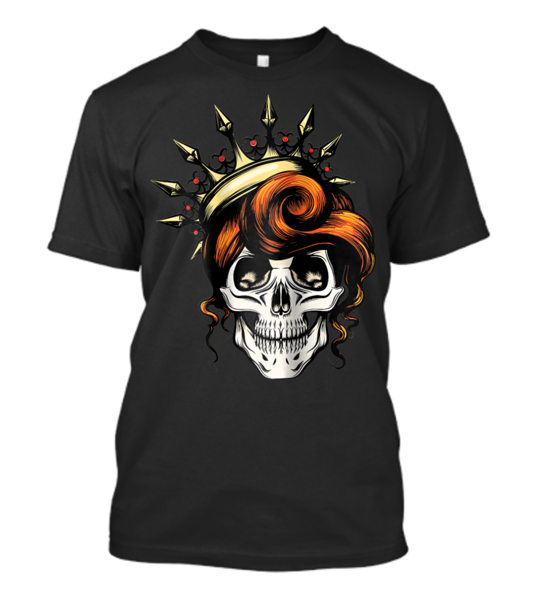 Halloween Queen Skull Crown T-Shirt