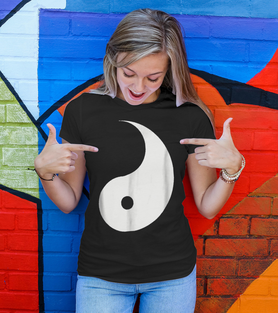 Yin Yang Halloween T-Shirt