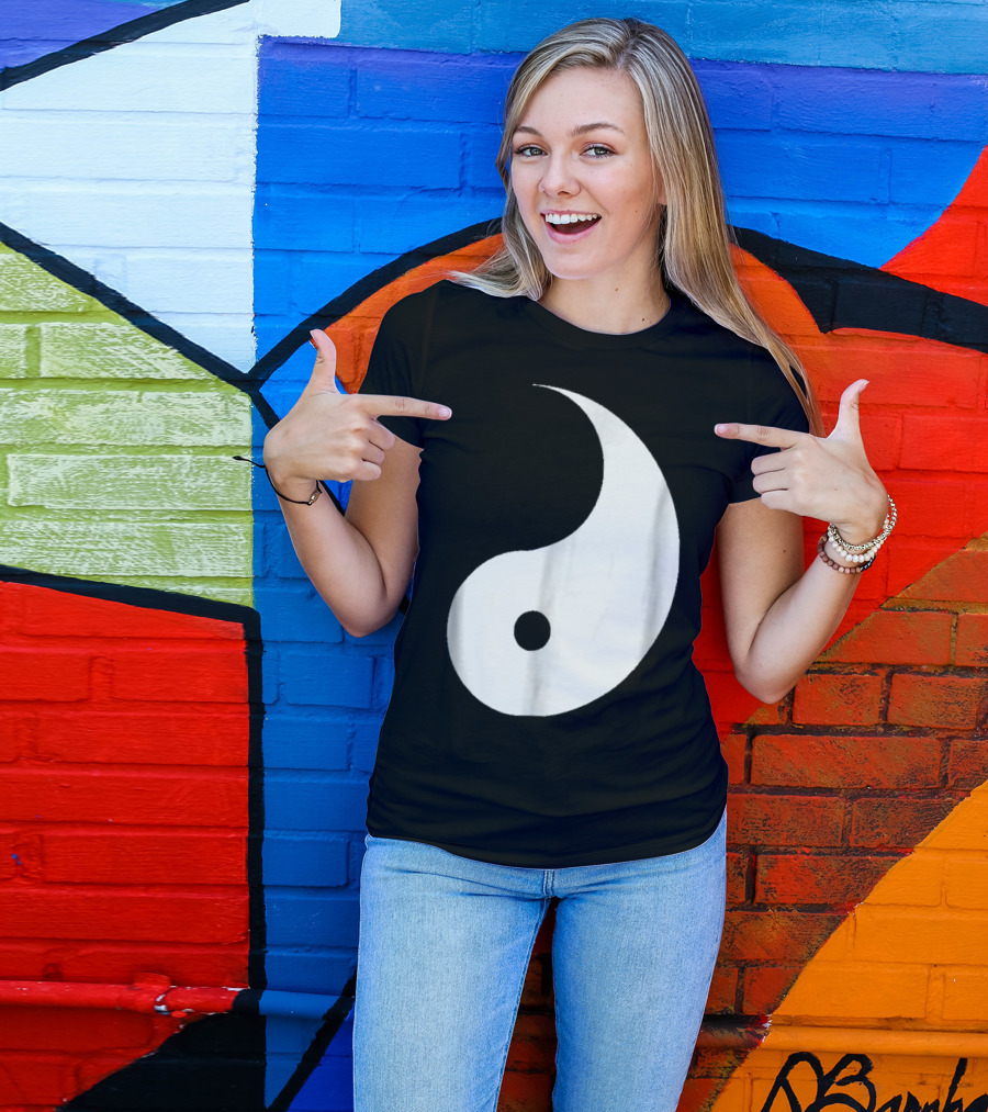 Yin Yang Halloween T-Shirt
