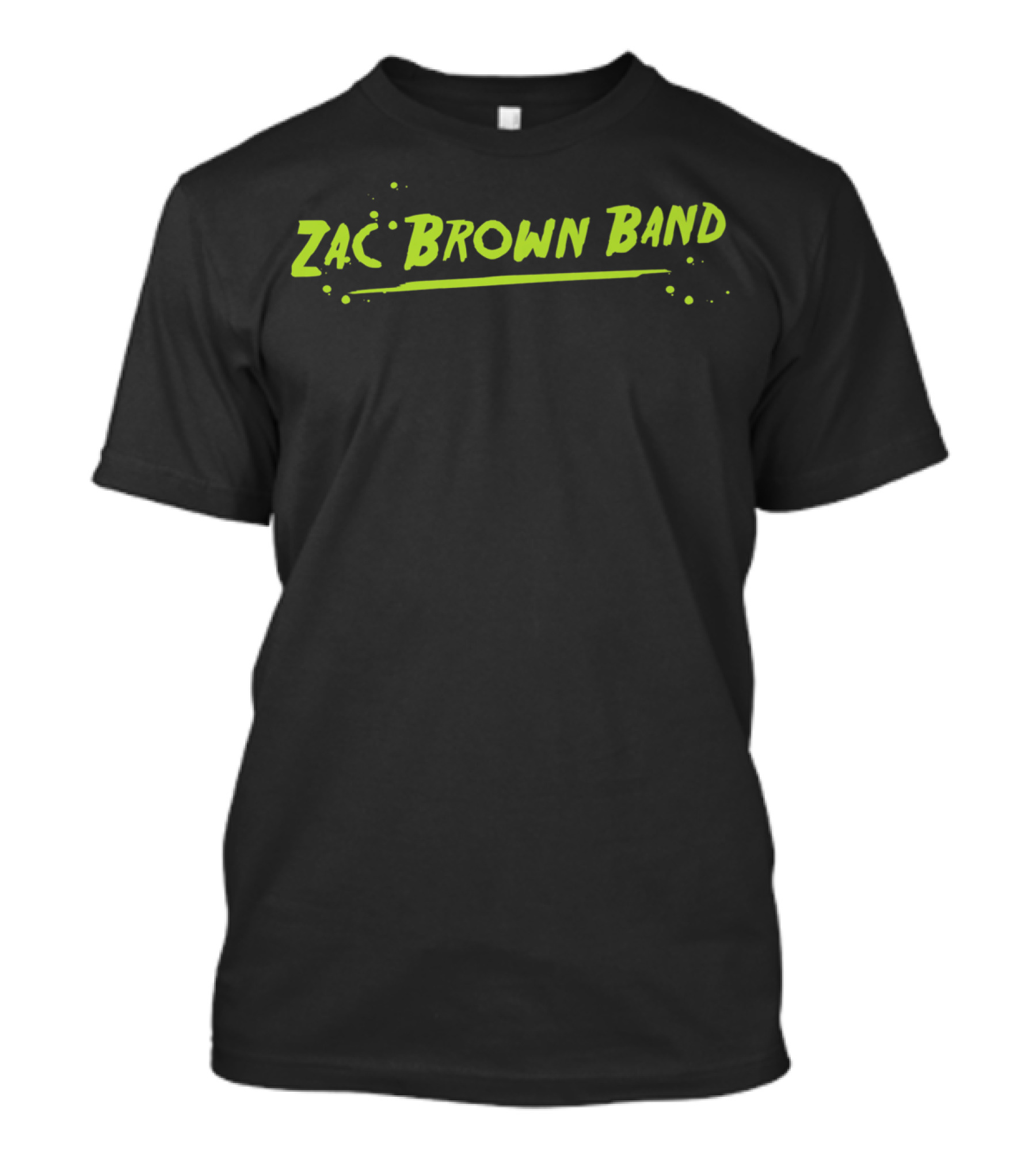 Zac Brown Band Green Splat T-Shirt