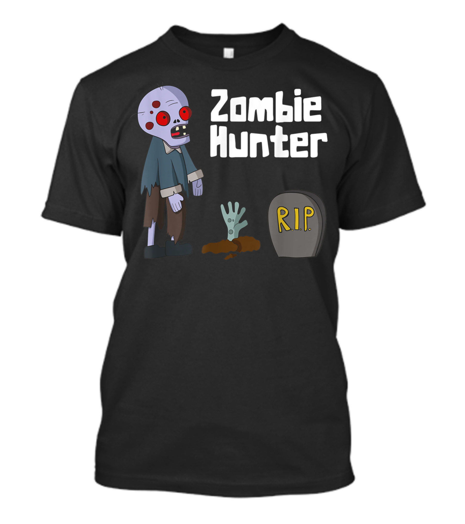 Zombie Hunter Halloween Zombies R.I.P T-Shirt