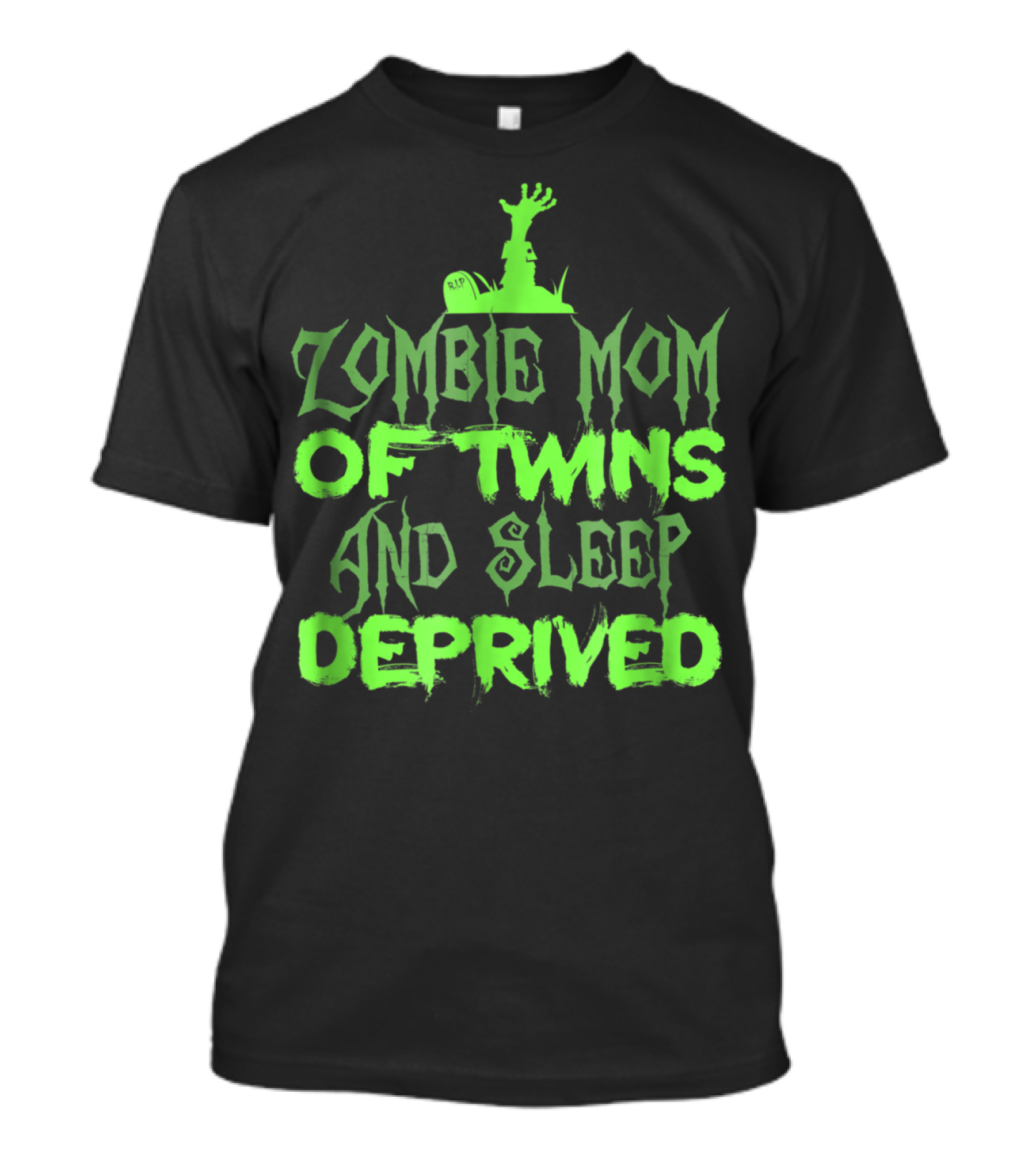 Zombie Mom Of Twins And Sleep Deprived T-Shirt