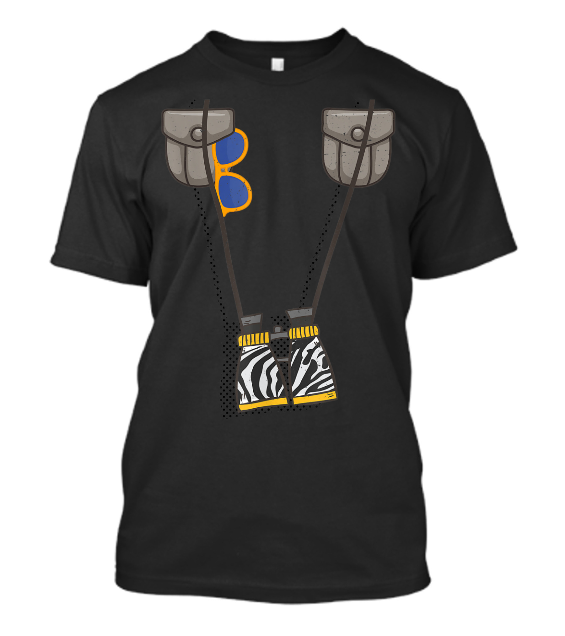 Zookeeper Safari Explorer Binoculars And Sunglasses Adventure T-Shirt
