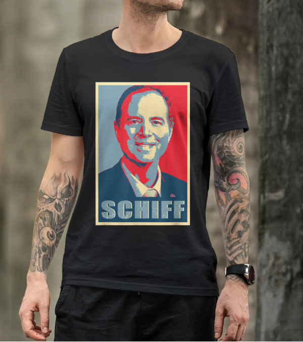 SCHIFF Impeach Trump Revolutionary Style Poster Image T-Shirt