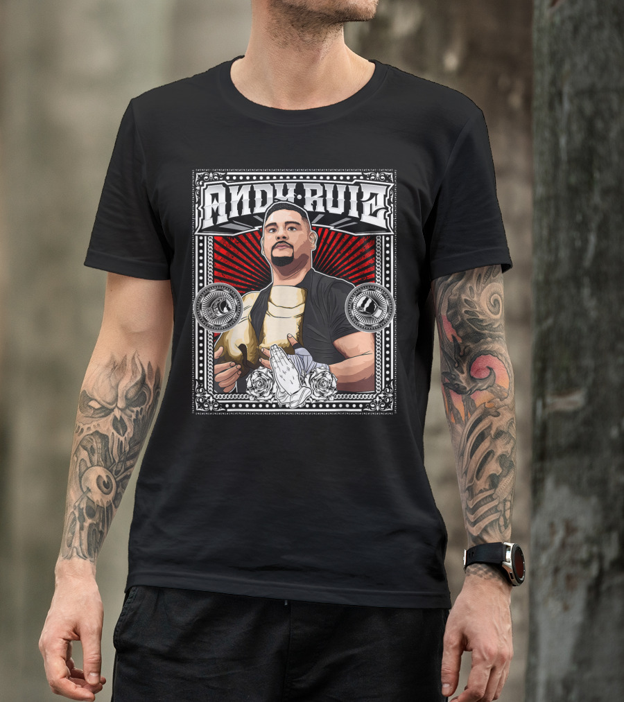 Andy Ruiz Jr Praying Champion T-Shirt