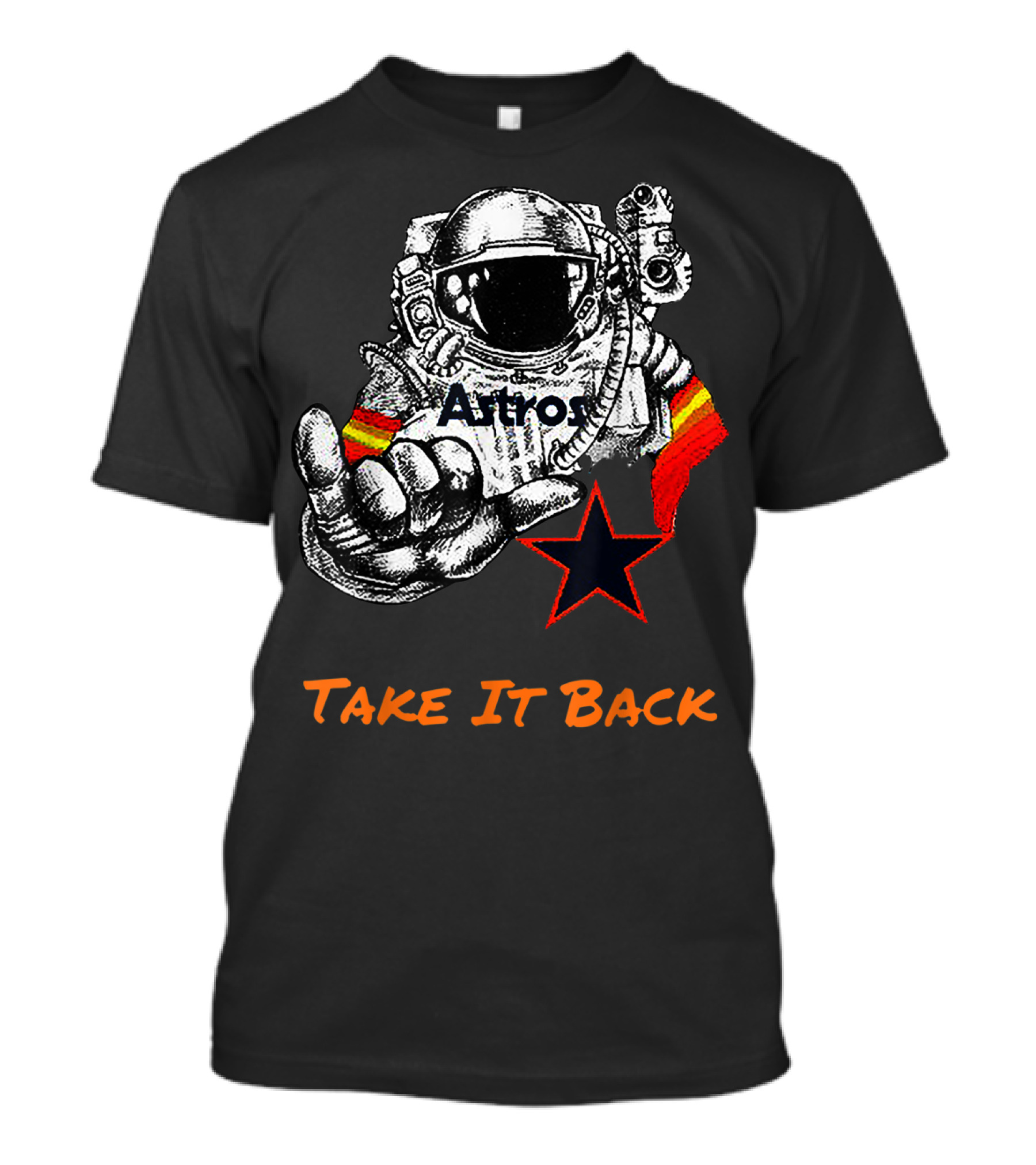 Astros Take It Back Astronaut Star T-Shirt