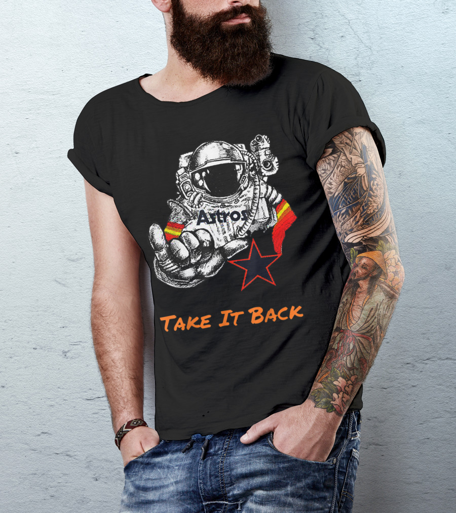 Astros Take It Back Astronaut Star T-Shirt