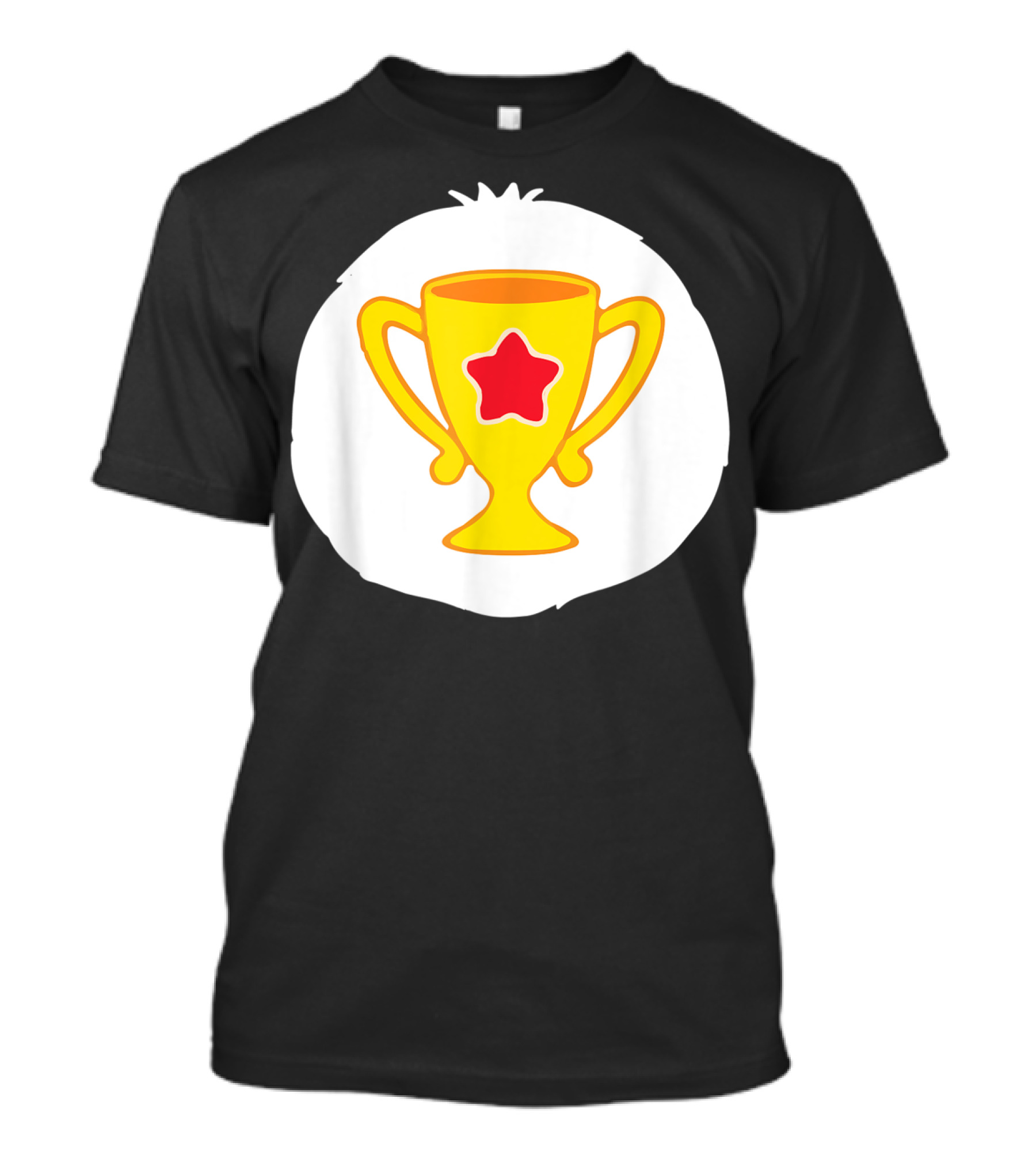 Bear Costume Funny Champ Trophy Star T-Shirt