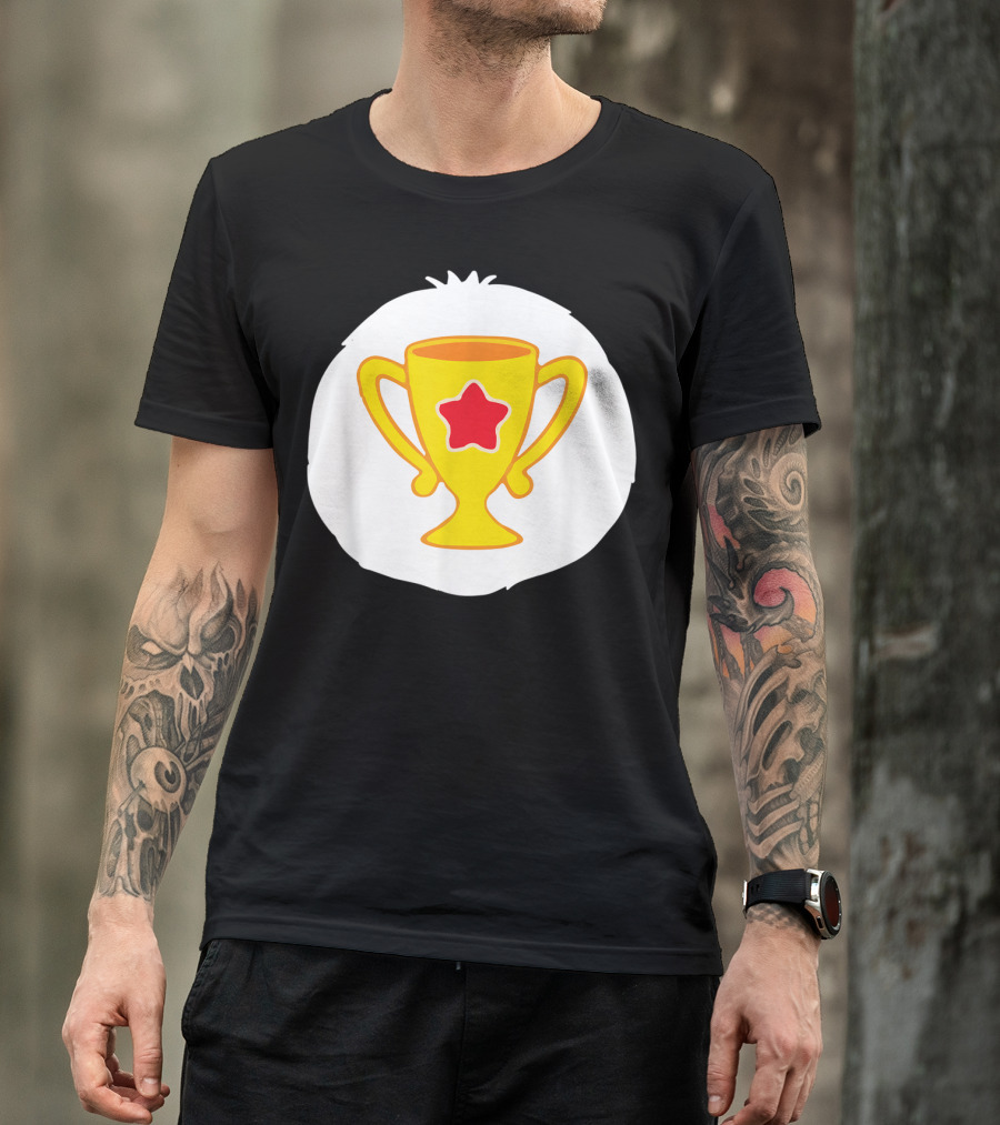 Bear Costume Funny Champ Trophy Star T-Shirt