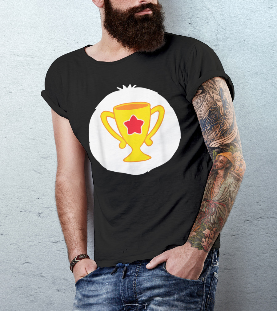 Bear Costume Funny Champ Trophy Star T-Shirt